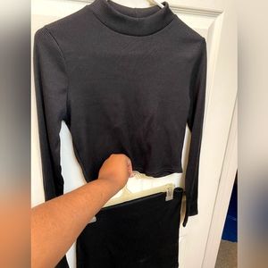 Fashion Nova Black Skirt Set